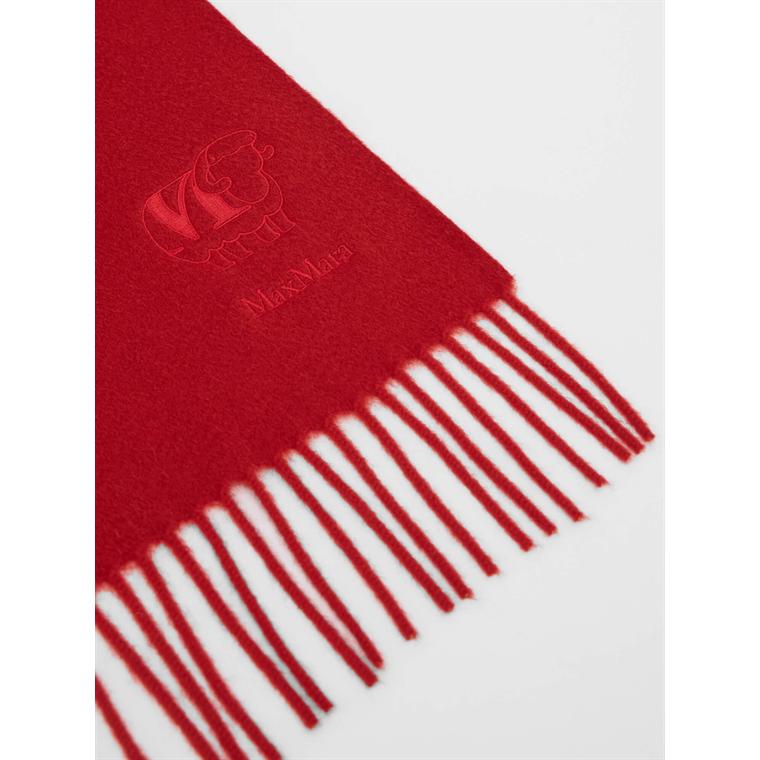 Max Mara WSDAL70 Cashmere Tørklæde, Rød